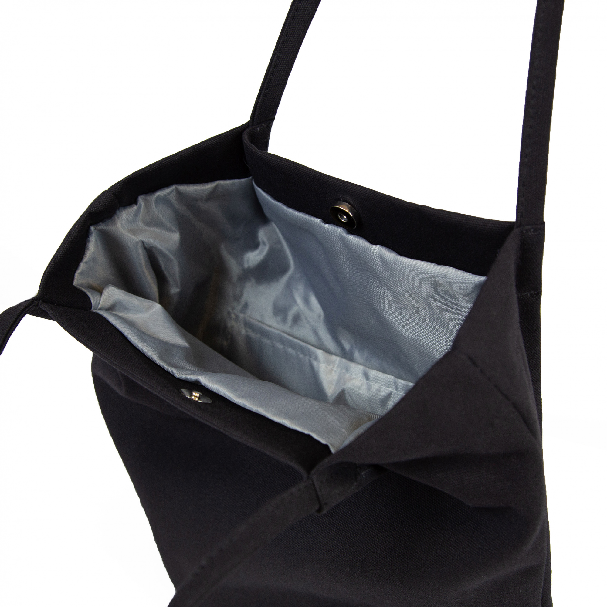 Шоппер 1 с кнопкой  черный